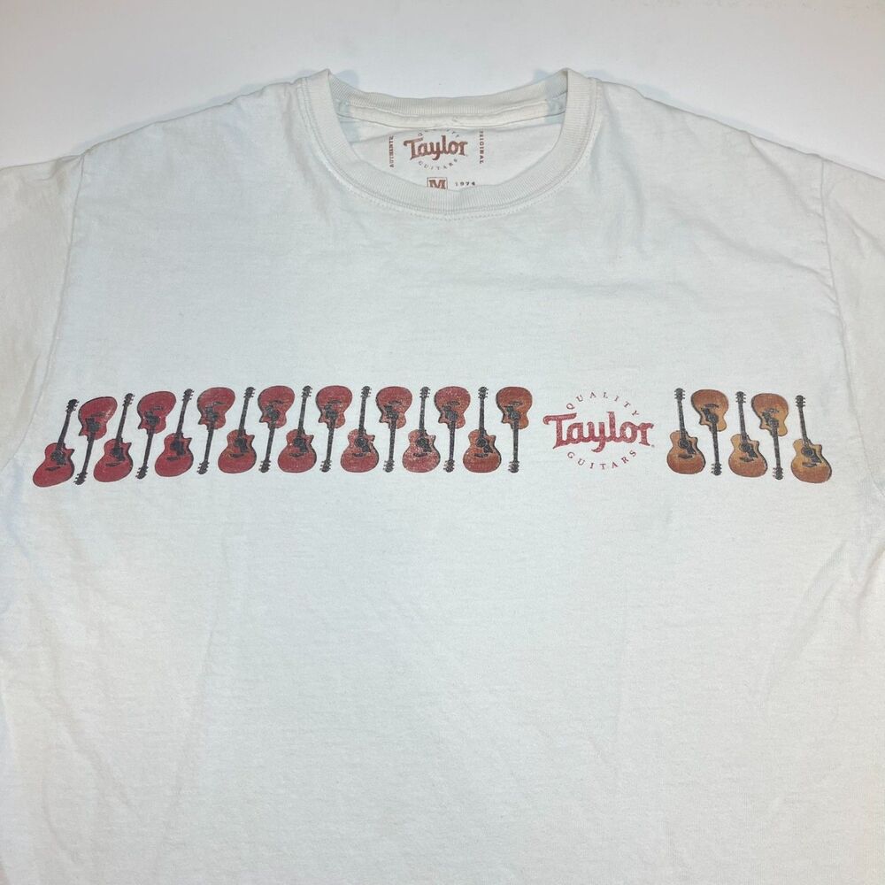 Taylor Guitars acoustic guitar T Shirt Sz Mens M